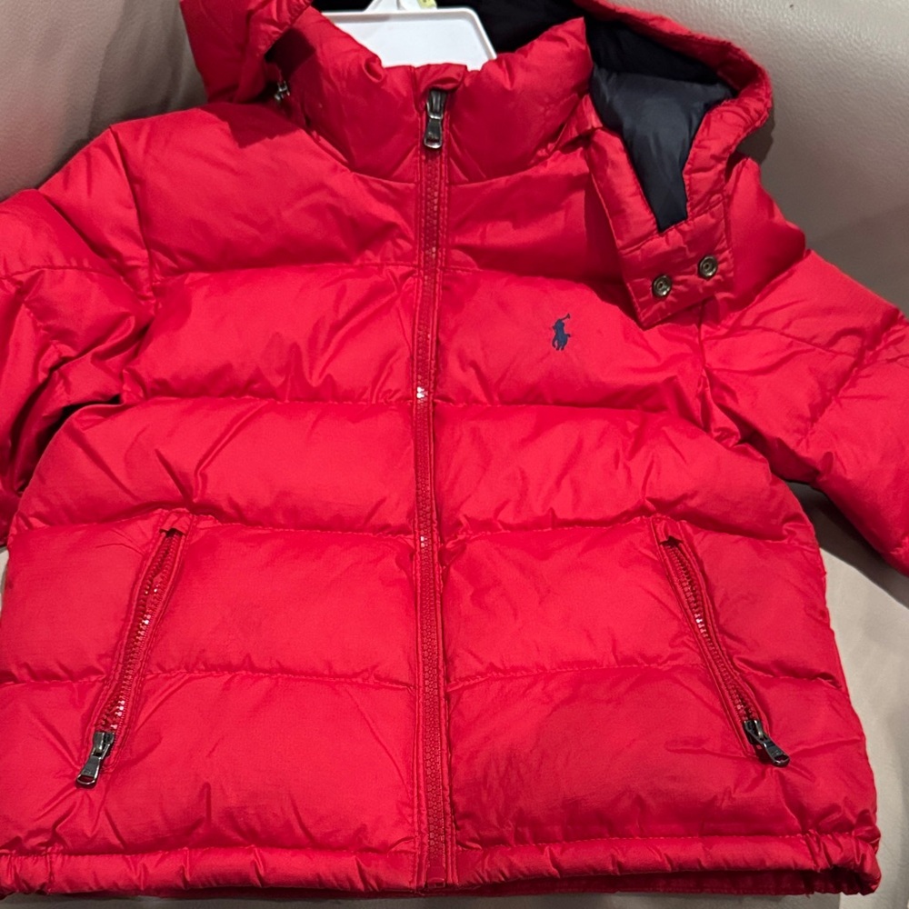 Polo by Ralph Lauren Red Kids Puffer Jacket
